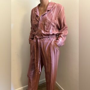 Free people Stylish Pink Jumpsuit